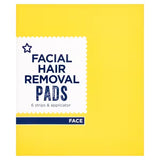 Superdrug Superdrug Facial Hair Removal Pads Facial Exfoliation Strips- Buy online at McGrocer