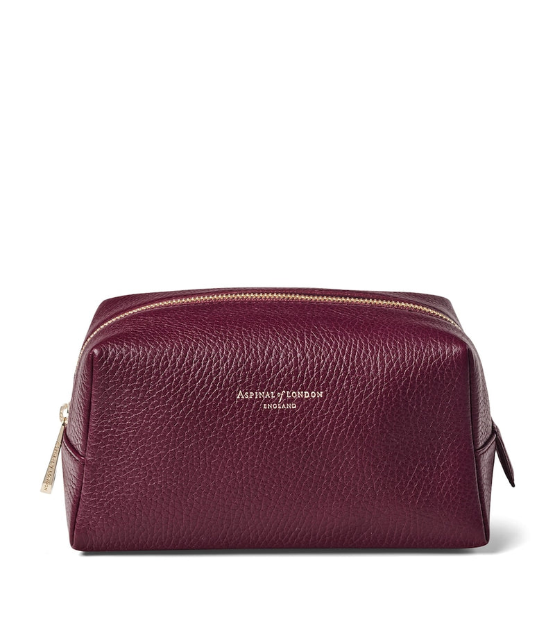 Aspinal of London medium leather cosmetic case, imported from the UK