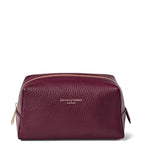 Aspinal of London medium leather cosmetic case, imported from the UK