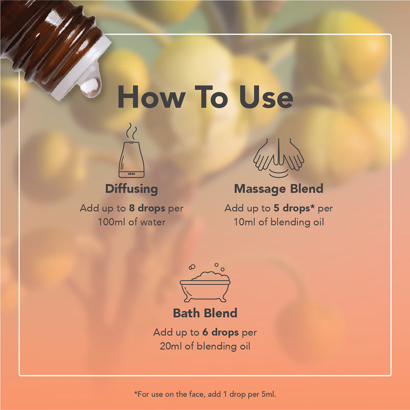 Tisserand May Chang Essential Oil Pure 9ml (British brand)