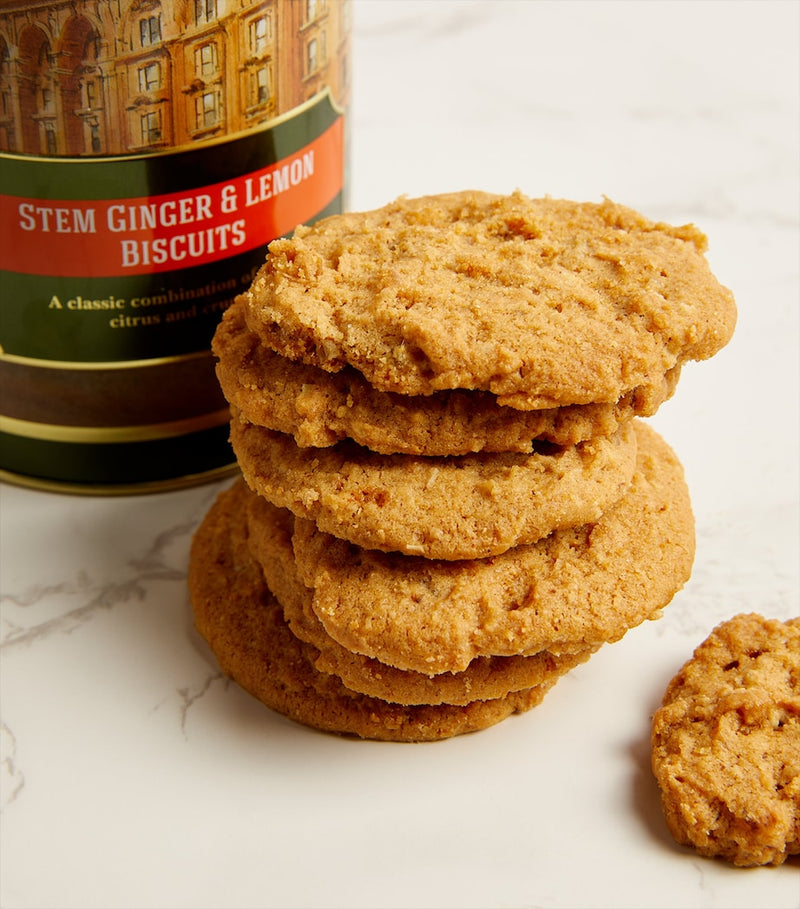Harrods stem ginger and lemon biscuits 200g, UK version
