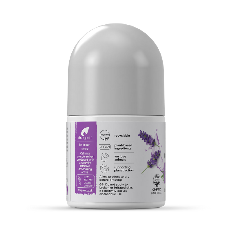Dr Organic Natural Lavender Deodorant 50ml - British product