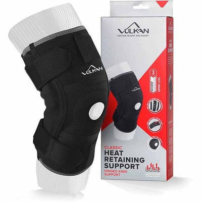 Superdrug Vulkan Classic Hinged Knee Support with Removable Hinges and Patella Buttress- Buy online at McGrocer