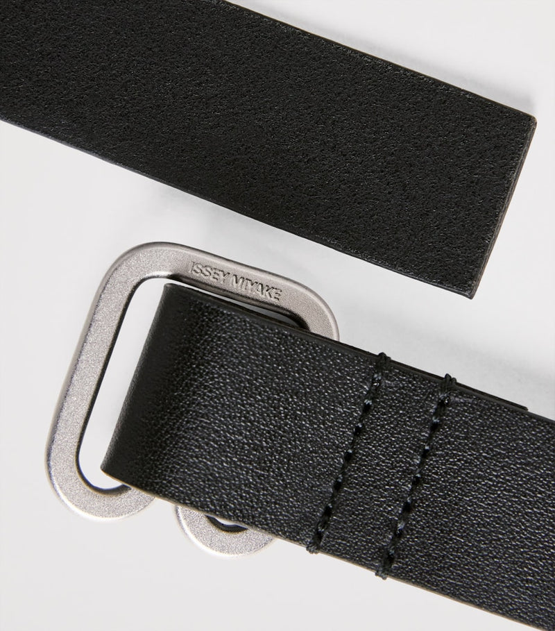 Issey Miyake leather Fork belt 2.5cm, imported from the UK