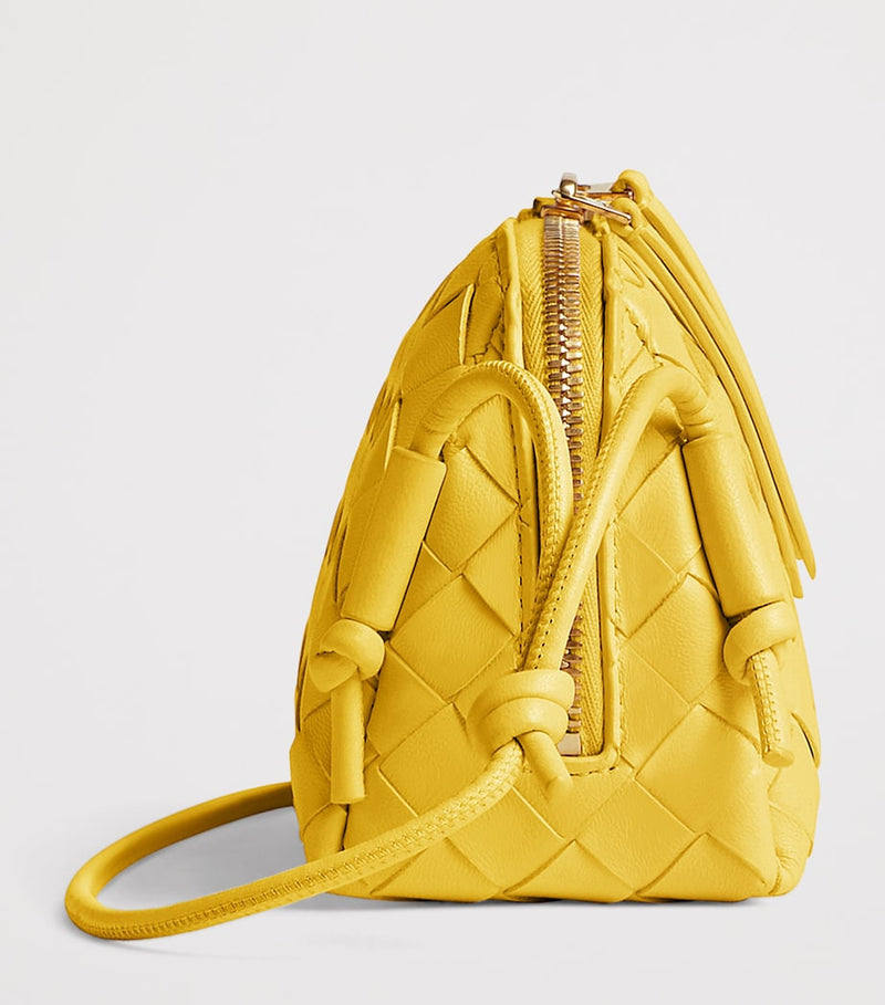 Bottega Veneta Concert Pouch leather Intrecciato (British brand)