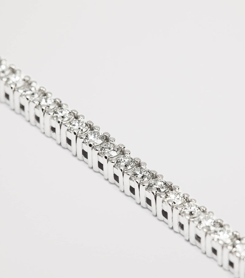 Harrods white gold diamond tennis bracelet 2.00ct - British product