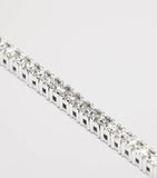 Harrods white gold diamond tennis bracelet 2.00ct - British product