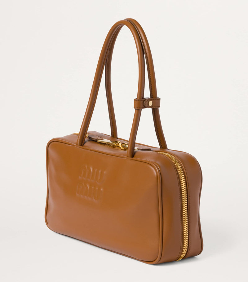 Miu Miu Beau leather top-handle bag, imported from the UK