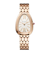 Harrods Bvlgari Serpenti Seduttori Rose Gold and Diamond Watch 33mm- Buy online at McGrocer