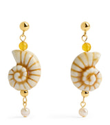 Harrods Anni Lu Gold-Plated Seaside Earrings 45mm- Buy online at McGrocer