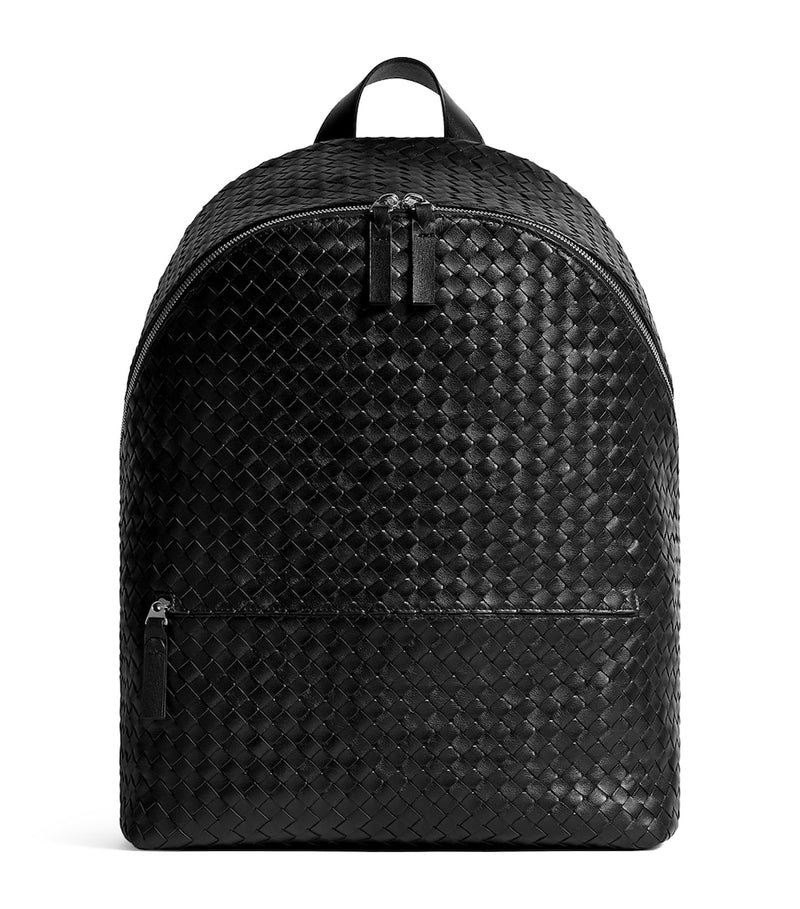 Bottega Veneta calfskin 1975 backpack with Intrecciato weave - British product