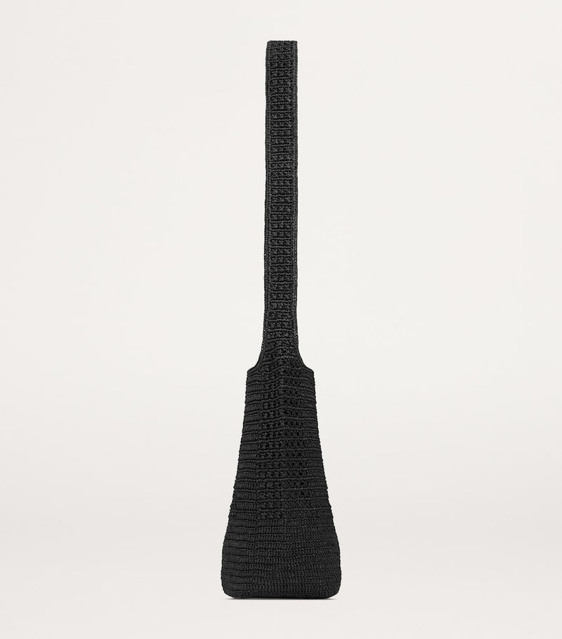 Saint Laurent Le 5 à 7 raffia shoulder bag, UK version