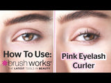 Brushworks pink eyelash curler - British product