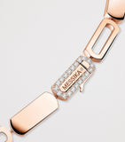 Messika Imperial Move pink gold diamond necklace 6.40ct, imported from the UK