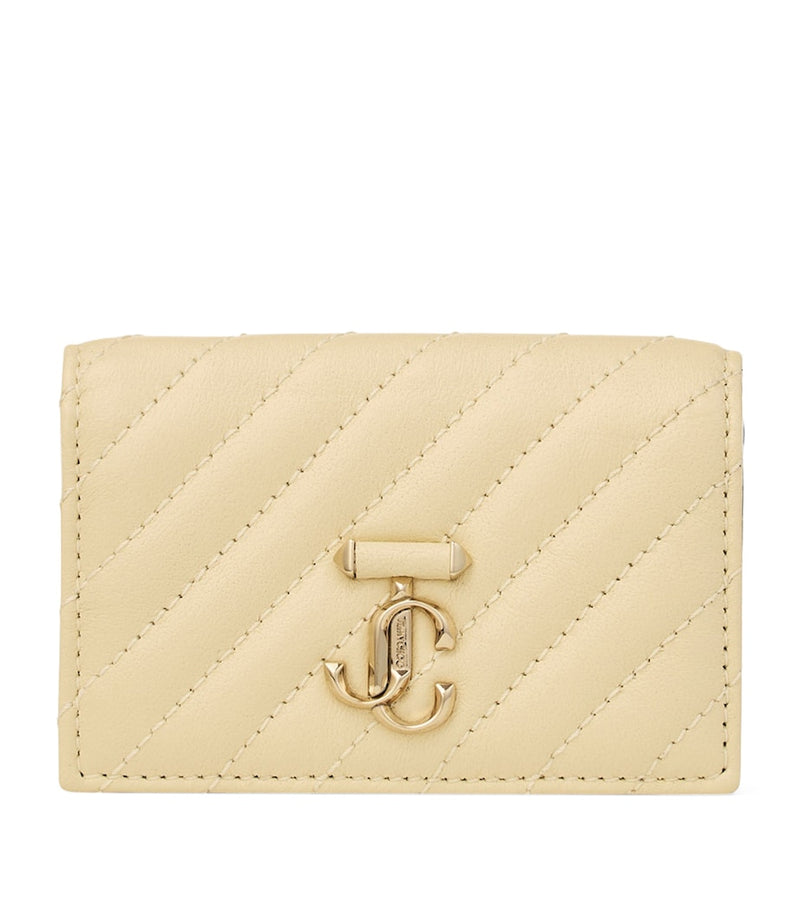 Jimmy Choo Curve Nello leather wallet with monogram, British brand