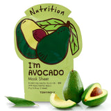 TonyMoly Avocado Sheet Mask 1 Sheet (British brand)