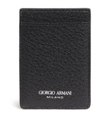Harrods Giorgio Armani Grained Leather Card Holder- Buy online at McGrocer