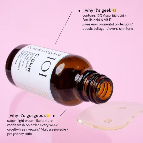 Geek & Gorgeous 15% Vitamin C Serum 30ml, UK version