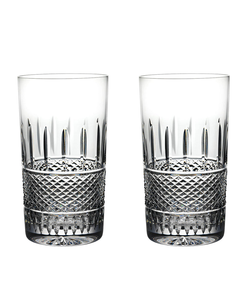Waterford Irish Lace highball glasses 400ml (British brand)
