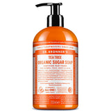 Dr Bronner organic tea tree sugar soap 355ml - British product