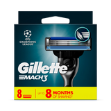 Holland & Barrett Gillette Mach3 Razor Blade Refills 8 Count- Buy online at McGrocer