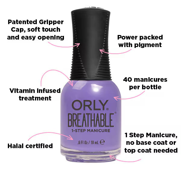 Orly Breathable Nail Polish Don't Sweet It 18ml - British product
