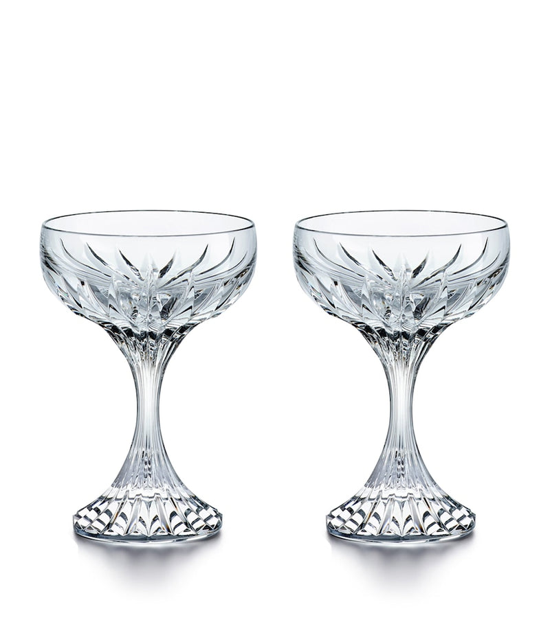 Baccarat Massena coupe glasses set of 2 - British product