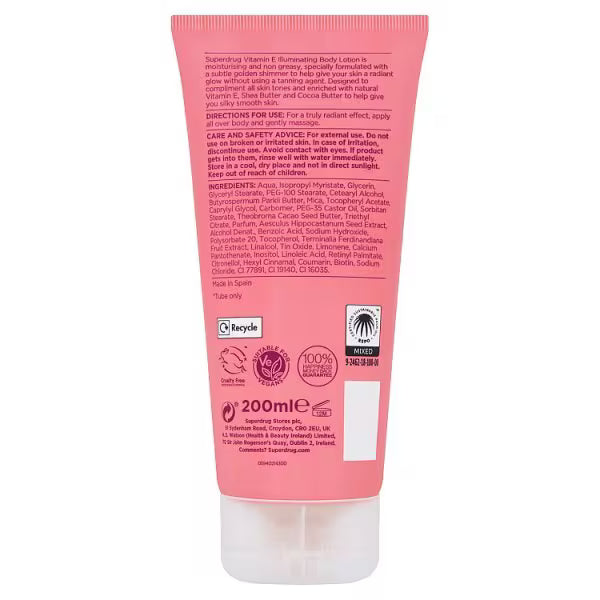 Vitamin E Illuminating Body Lotion (British brand)