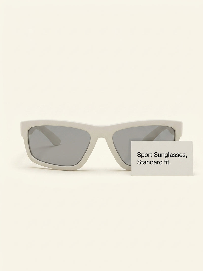 Prada Linea Rossa mens rectangular sunglasses grey (British brand)