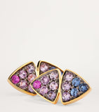 Emily P. Wheeler yellow gold sapphire stud earrings - British product