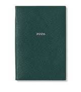 Smythson Ukeplanlegger i kornet lammeskinn i Chelsea-stil