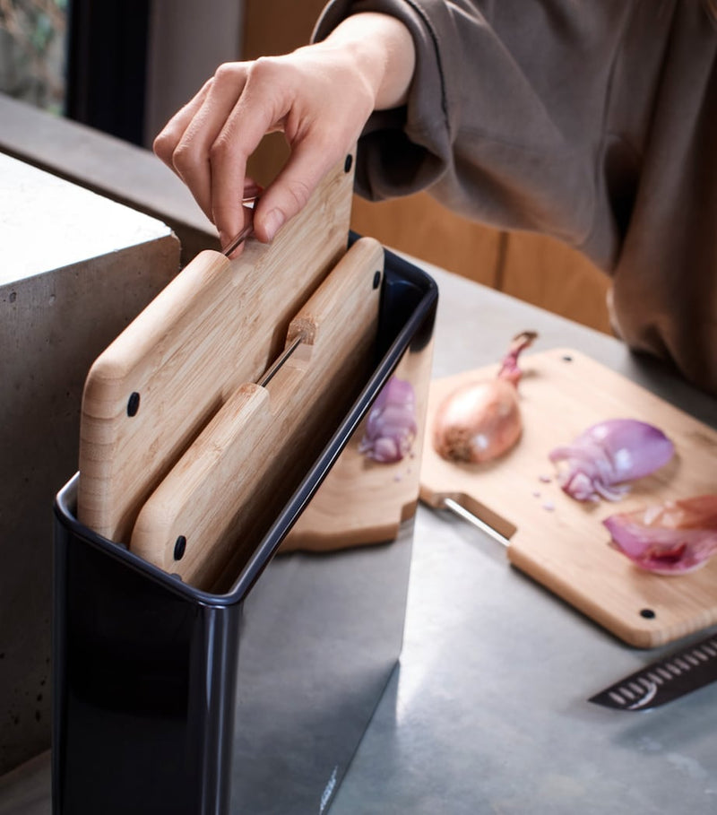 Joseph Joseph Folio Steel 3-piece chopping board set - British product
