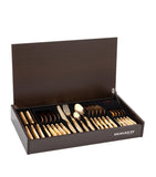 Bugatti Panther Goldivory 24Pc cutlery set - British product