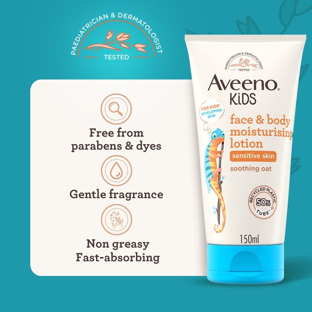 Aveeno Kids Face & Body Moisturising Lotion 150ml - McGrocer