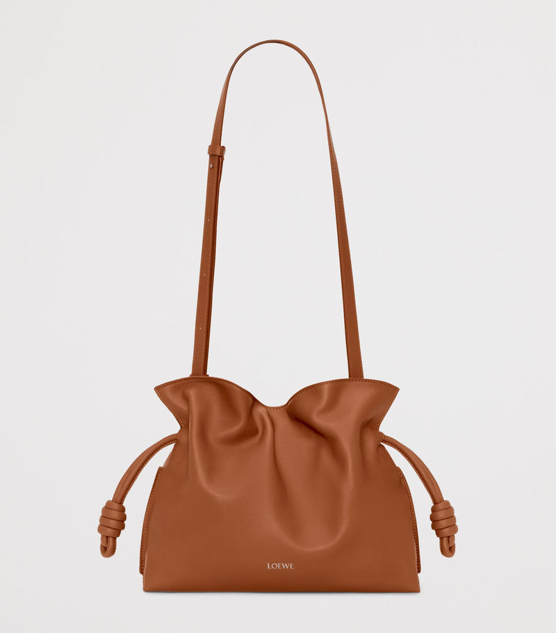 LOEWE medium leather flamenco clutch bag (British brand)