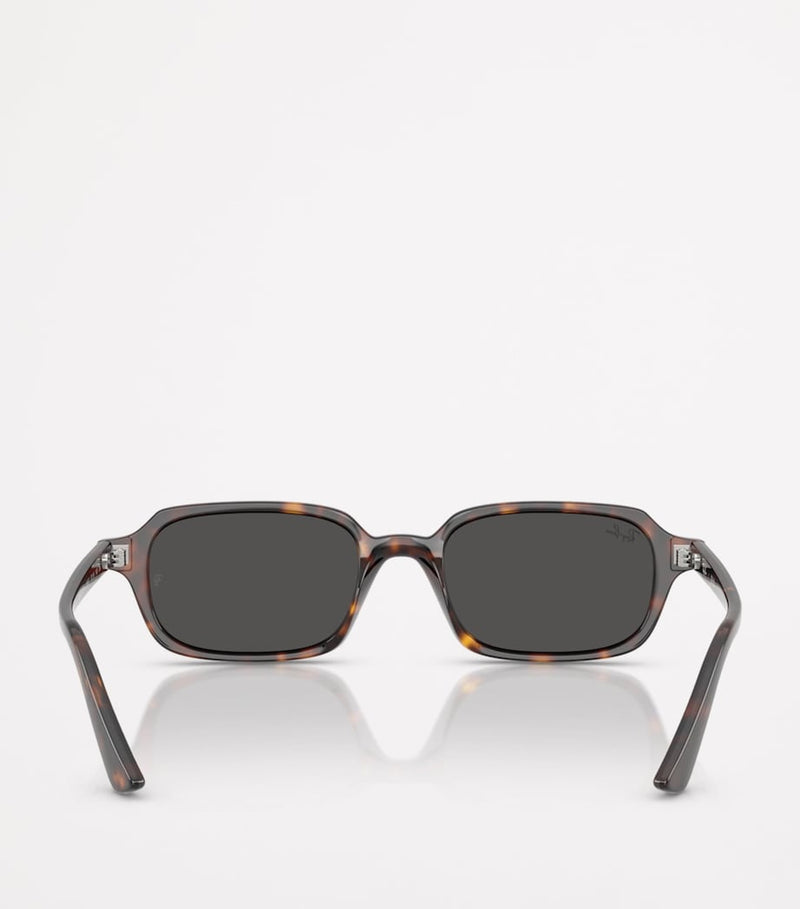 Ray-Ban Zuri bio-based sunglasses with pillow-shaped Havana frames, imported from the UK