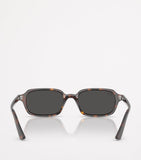Ray-Ban Zuri bio-based sunglasses with pillow-shaped Havana frames, imported from the UK