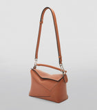 LOEWE Small Leather Puzzle Edge top-handle calfskin bag (British brand)