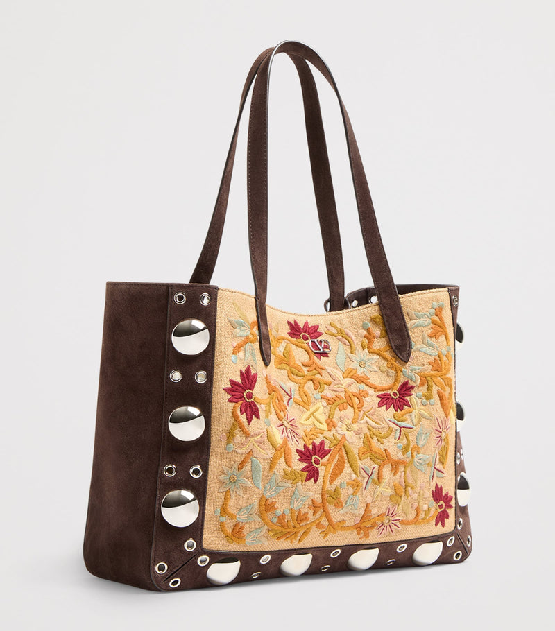 Valentino Garavani suede Nellcôte tote bag - British product