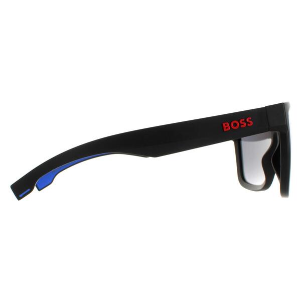 Hugo Boss 1451/S matte black mirrored sunglasses (British brand)