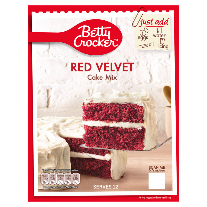 Betty Crocker Red Velvet Chocolate Cake Mix - McGrocer