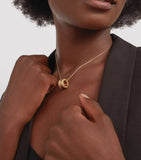 Bvlgari B.zero1 yellow gold diamond necklace, imported from the UK