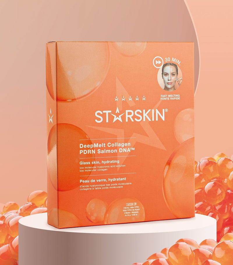 STARSKIN DeepMelt Collagen hydrogel mask pack, imported from the UK
