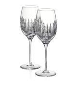 Harrods Waterford Lismore Diamond Essence Wine Glasses Set of 2- Buy online at McGrocer