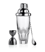 Harrods Waterford Mixology Cocktail Shaker Stirrer and Jigger Set- Buy online at McGrocer