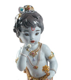 Lladró Krishna Butterthief figurine 21cm, imported from the UK