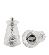 Harrods Lalique Feuilles Crystal Salt and Pepper Grinder Set- Buy online at McGrocer