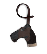 Harrods Dunhill Leather Dog Charm- Buy online at McGrocer