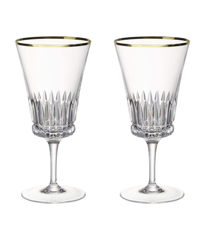 Villeroy & Boch Sett med 2 Grand Royal Gold Vannkrystallglass 390ml