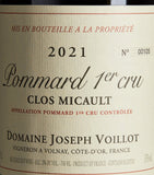 Domaine Joseph Voillot Le Clos Micault 2021 Burgundy wine 75cl - British product